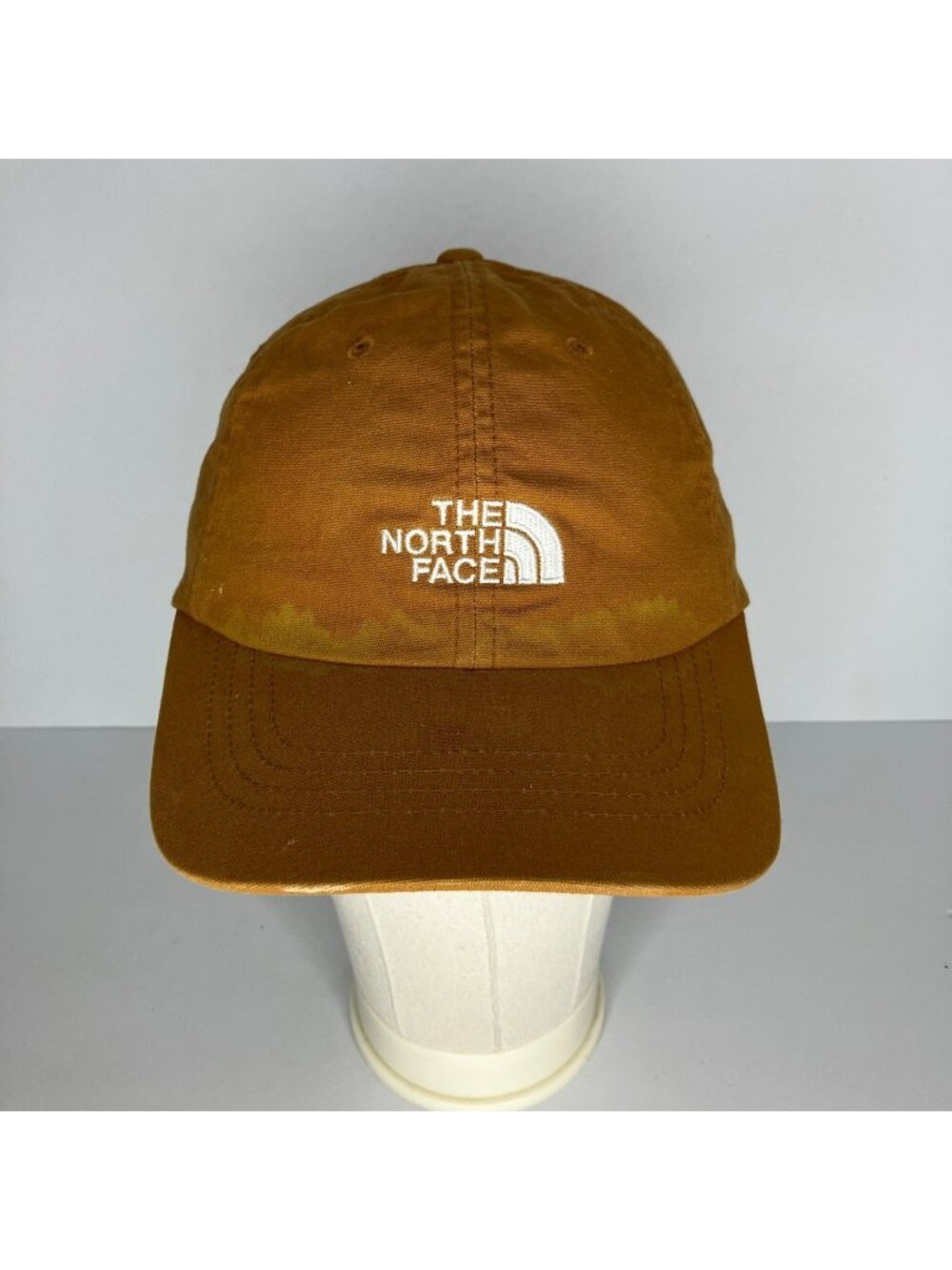 The North Face Hat Baseball Cap Men's Adjustable Tan Distressed